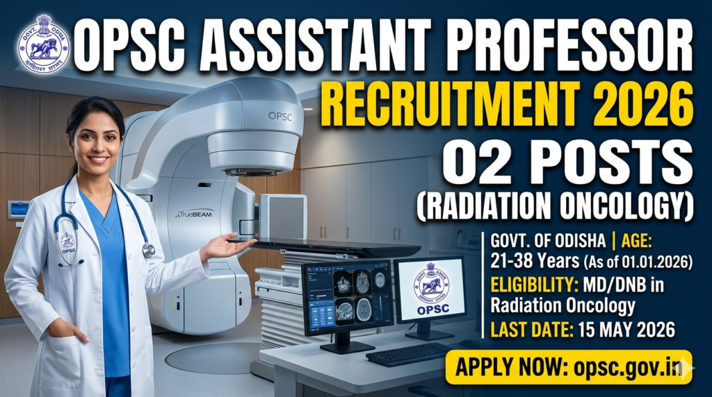 OPSC Assistant Professor Recruitment 2026