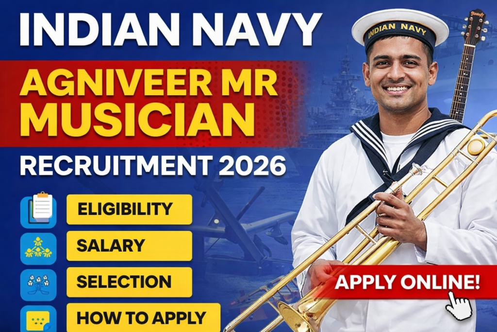 Indian Navy Agniveer MR Musician Recruitment 2026